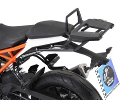 Afbeeldingen van Topdrager zwart Alurack Hepco&Becker KTM 390 Duke '17-23