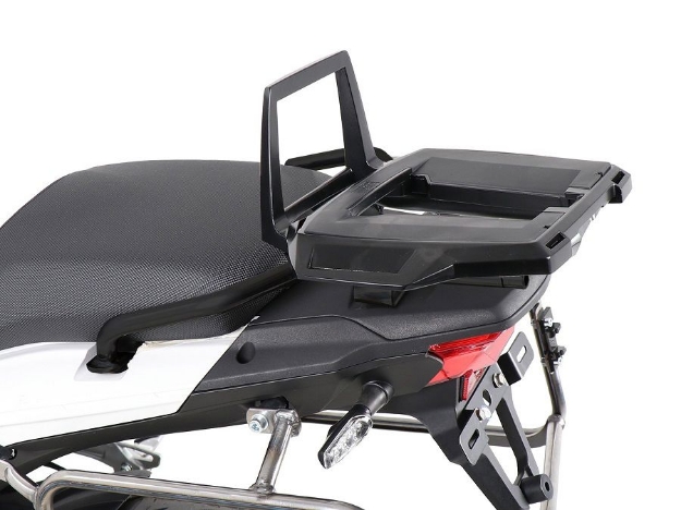 Afbeeldingen van Topdrager zwart Alurack Hepco&Becker Benelli TRK 502 '17-
