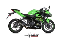 Afbeeldingen van MIVV MK3 Black RVS Kawasaki Ninja 400 '18- / Z400 '19-