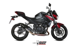 Afbeeldingen van MIVV MK3 Black RVS Kawasaki Ninja 400 '18- / Z400 '19-