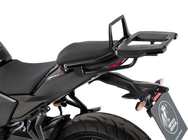 Afbeeldingen van Topdrager zwart Alurack Hepco&Becker Voge 500R '20-