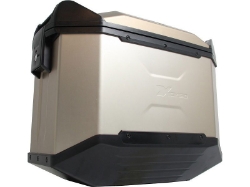 Afbeeldingen van Zijkoffer Xceed silver 38 liter links Hepco&Becker