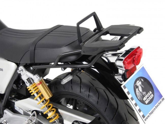 Afbeeldingen van Topdrager zwart Alurack Hepco&Becker Honda CB1100EX/RS '17-