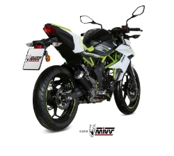 Afbeeldingen van MIVV MK3 RVS black demper Kawasaki Ninja 125 / Z125 '19-