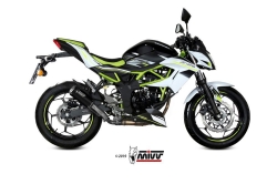 Afbeeldingen van MIVV MK3 RVS black demper Kawasaki Ninja 125 / Z125 '19-