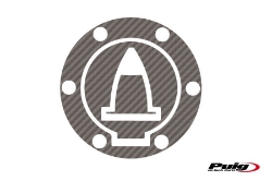 Afbeeldingen van Tankdopcover X-TREME Puig carbon look voor Multistrada 950/ Multistrada 1200/ S/Pikes Peak