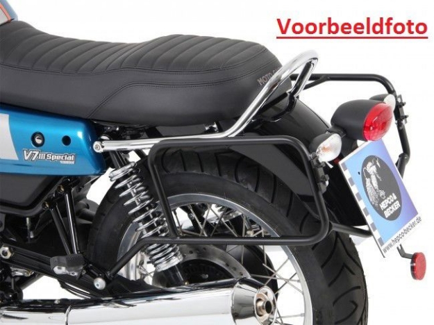 Afbeeldingen van Kofferrek chroom Hepco&Becker Moto Guzzi V7 III Stone/ Special/ Anniversario '17-
