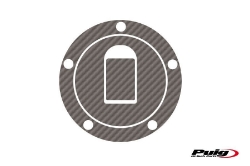 Afbeeldingen van Tankdopcover X-TREME Puig carbon look voor Kawasaki modellen '00-'05