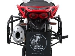 Afbeeldingen van kofferrek zwart Hepco&Becker Moto Guzzi V85TT ’19-