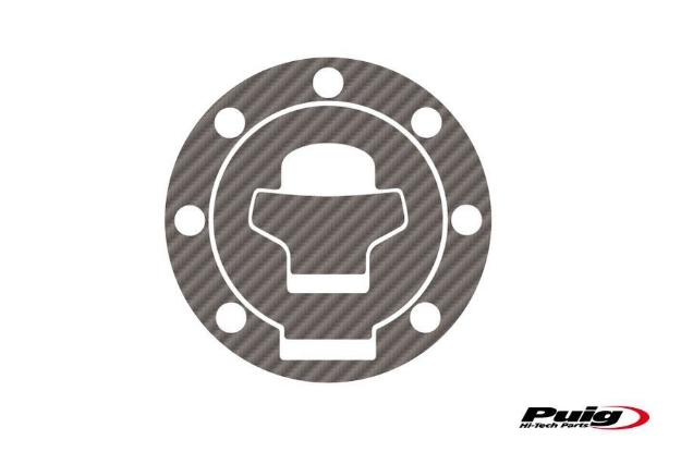 Afbeeldingen van Tankdopcover X-TREME Puig carbon look voor Suzuki modellen '96-'02