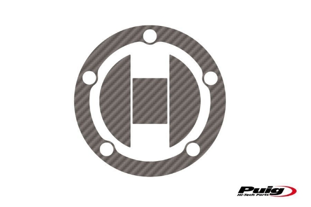 Afbeeldingen van Tankdopcover X-TREME Puig carbon look voor Suzuki modellen '03-'16