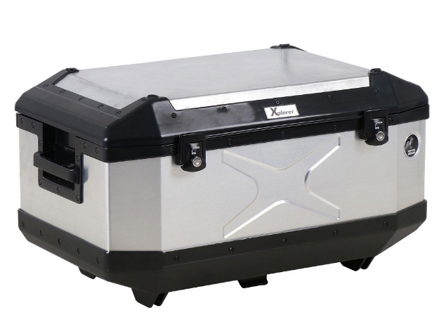 Afbeeldingen van Topkoffer TC60 Xplorer zilver Hepco&Becker