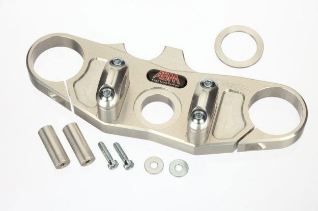 Afbeeldingen van Superbikestuurombouw kroonplaat Kawasaki ZX10-R 2008-2010 - UVK