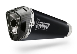 Afbeeldingen van MIVV Delta Race Black RVS demper Kawasaki Ninja 1000SX '20-