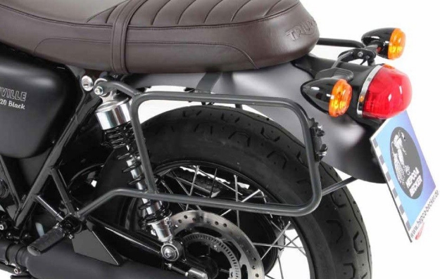 Afbeeldingen van Kofferrek zwart Hepco&Becker Triumph Bonneville T120 '16-