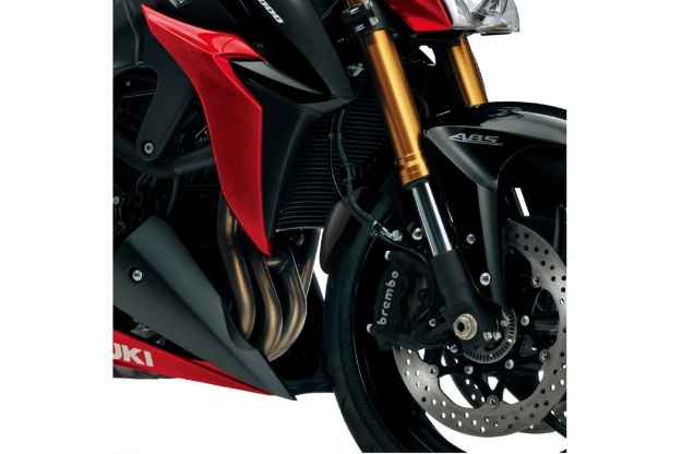 Afbeeldingen van Voorspatbord verlenger zwart Suzuki GSX-S1000 / F ’15-21