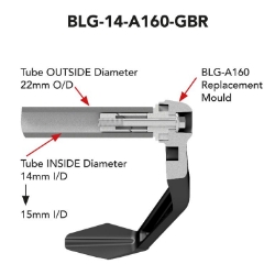 Afbeeldingen van Brake Lever Guard 14mm GB-Racing