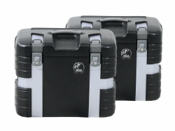 Afbeeldingen van Kofferset Gobi Black Edition Hepco&Becker