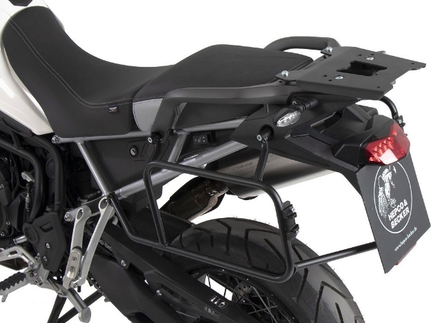 Afbeeldingen van Kofferrek vaste montage zwart Hepco&Becker Triumph Tiger 850 Sport '21-