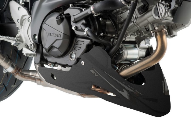 Afbeeldingen van Motorspoiler Puig mat zwart Suzuki SV650 '16-