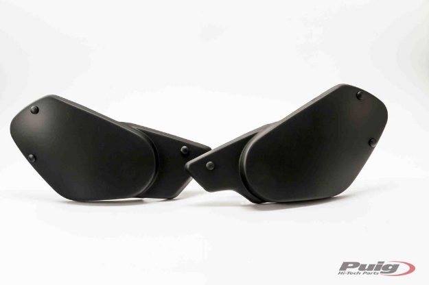 Afbeeldingen van Side cover panels Puig (set) Yamaha XSR900 '16--Mat zwart