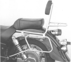 Afbeeldingen van Sissybar met rekje Hepco&Becker chroom Kawasaki VN750