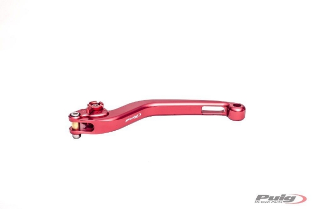 Afbeeldingen van Koppelingshendel Puig lang rood/rood