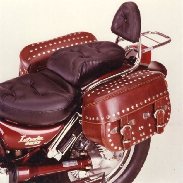 Afbeeldingen van Sissybar met rekje Hepco&Becker chroom Suzuki VS1400