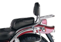 Afbeeldingen van Sissybar met rekje Hepco&Becker chroom Suzuki VS1400