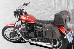 Afbeeldingen van Topdrager zwart Hepco&Becker Moto Guzzi V9 Roamer '16- (kort zadel)
