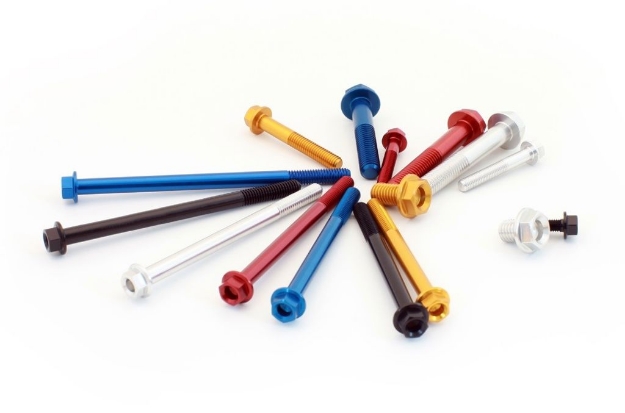 Afbeeldingen van Aluminium boutje model TER M8x55