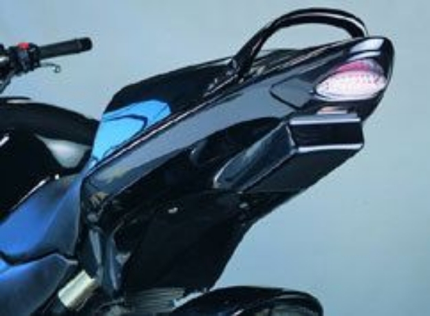 Afbeeldingen van Tailguards met LED achterlicht zwart Honda CB900F -2002