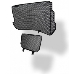 Afbeeldingen van Radiatorcover set zwart Evotech Performance Yamaha R1M '15-19