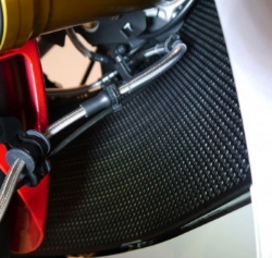 Afbeeldingen van Radiatorcover set zwart Evotech Performance Yamaha R1M '15-19