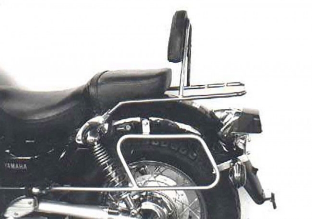 Afbeeldingen van Sissybar met rekje Hepco&Becker chroom Yamaha XV535 1988-
