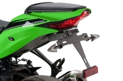 Afbeeldingen van Kentekenplaathouder zwart Puig Kawasaki ZX10-R '16-20
