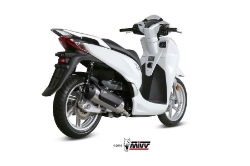 Afbeeldingen van MIVV Urban RVS compleet systeem (met katalysator) Honda SH 300 `15-16