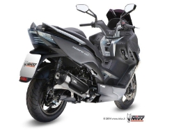 Afbeeldingen van MIVV Urban RVS compleet systeem (met katalysator) Kymco Xciting 400 `13-16