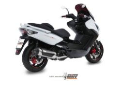 Afbeeldingen van MIVV Urban RVS compleet systeem (zonder katalysator) Kymco Xciting 500 `05-14