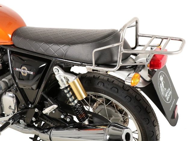 Afbeeldingen van Topdrager ''Tube Rack'' chroom Hepco&Becker Royal Enfield Interceptor 650 '18-