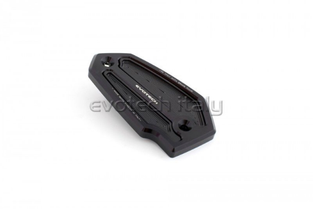 Afbeeldingen van Remvloeistofreservoircover Evotech voor diverse Kawasaki modellen-zwart