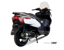 Afbeeldingen van MIVV Urban RVS compleet systeem (met katalysator) diverse Kymco en Kawasaki