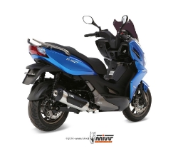 Afbeeldingen van MIVV Urban RVS compleet systeem (zonder katalysator) Kymco K-XCT 300 `12-16