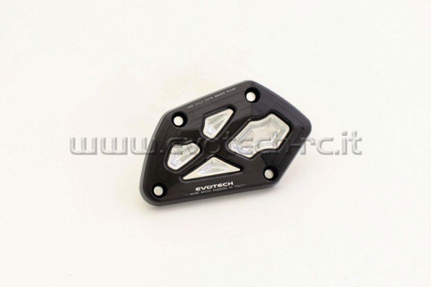Afbeeldingen van Remvloeistofreservoircover Evotech voor BMW R1200GS '13- / R NineT / R1200R '15--titanium