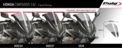 Afbeeldingen van Vervangingsruit Puig Jetstream Honda CBR500R '16-'18