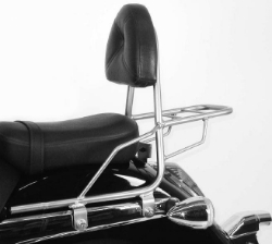 Afbeeldingen van Sissybar met rekje Hepco&Becker chroom Honda VT750 2004-2007