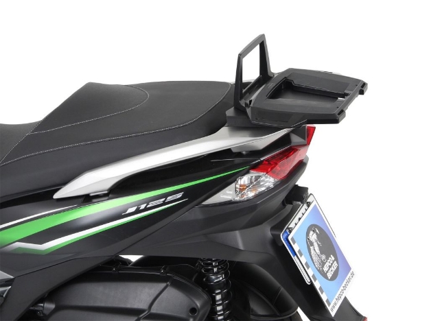 Afbeeldingen van Topdrager zwart Alurack Hepco&Becker Kawasaki J125 '16-/ J300 '14-