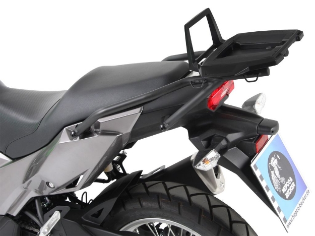 Afbeeldingen van Topdrager zwart Alurack Hepco&Becker Kawasaki VERSYS X-300 '17-
