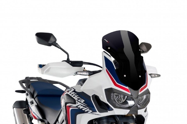 Afbeeldingen van Vervangingsruit Puig jetstream Honda CRF1000 '16-19 -zwart
