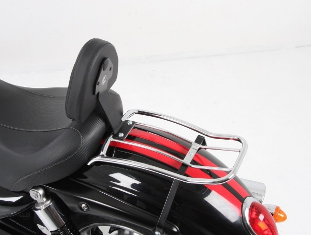 Afbeeldingen van Solorack met rugsteun Hepco&Becker chroom Triumph ROCKET III Classic '06-/ ROCKET III Roadster '11-